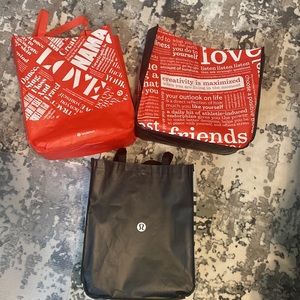 Lululemon Medium Shopping Bags